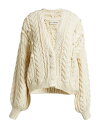 【送料無料】 ウラ・ジョンソン レディース カーディガン アウター Cardigan Ivory