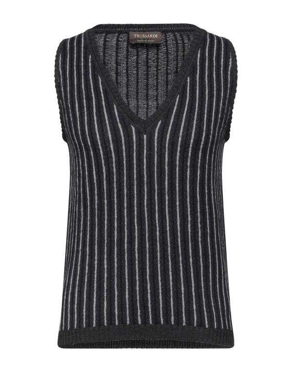 【送料無料】 トラサルディ レディース ニット・セーター アウター Sleeveless sweater Steel grey