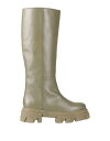 【送料無料】 アロハス レディース ブーツ・レインブーツ シューズ Biker boots Military green