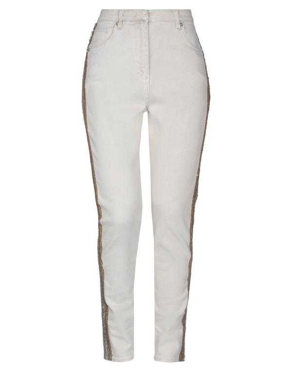 【送料無料】 ブルマリン レディース デニムパンツ ジーンズ ボトムス Denim pants Beige