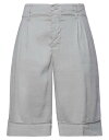 【送料無料】 ヨーロピアンカルチャー レディース ハーフパンツ・ショーツ ボトムス Shorts & Bermuda Grey