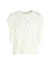 トップショップ 【送料無料】 トップショップ レディース ニット・セーター アウター Sleeveless sweater White