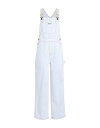 【送料無料】 トップショップ レディース カジュアルパンツ ボトムス Denim overall White