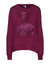 【送料無料】 ヨーロピアンカルチャー レディース パーカー・スウェット アウター Sweatshirt Deep purple 1