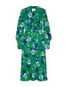 【送料無料】 アーデム レディース ワンピース トップス Midi dress Green