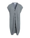 【送料無料】 ヴィラ レディース カーディガン アウター Cardigan Grey