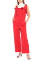 【送料無料】 エムエスジイエム レディース ジャンプスーツ トップス Jumpsuit/one piece Red