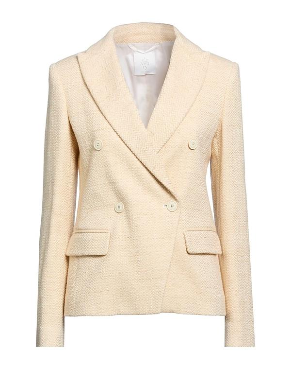 イレブンティ レディース アウター ジャケット・ブルゾン テーラードジャケット ELEVENTY Beige ベージュ