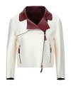 【送料無料】 トッズ レディース ジャケット・ブルゾン アウター Biker jacket Ivory