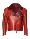 【送料無料】 トッズ レディース ジャケット・ブルゾン アウター Biker jacket Rust