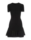 【送料無料】 アレキサンダー・マックイーン レディース ワンピース トップス Short dress Black