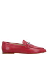 【送料無料】 トッズ レディース スリッポン・ローファー シューズ Loafers Brick red