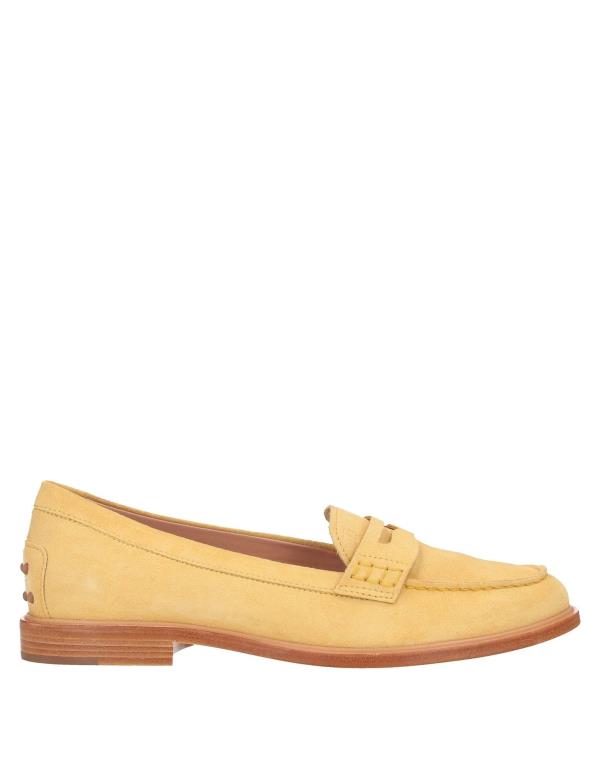 【送料無料】 トッズ レディース スリッポン・ローファー シューズ Loafers Light yellow