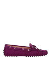 【送料無料】 トッズ レディース スリッポン・ローファー シューズ Loafers Dark purple