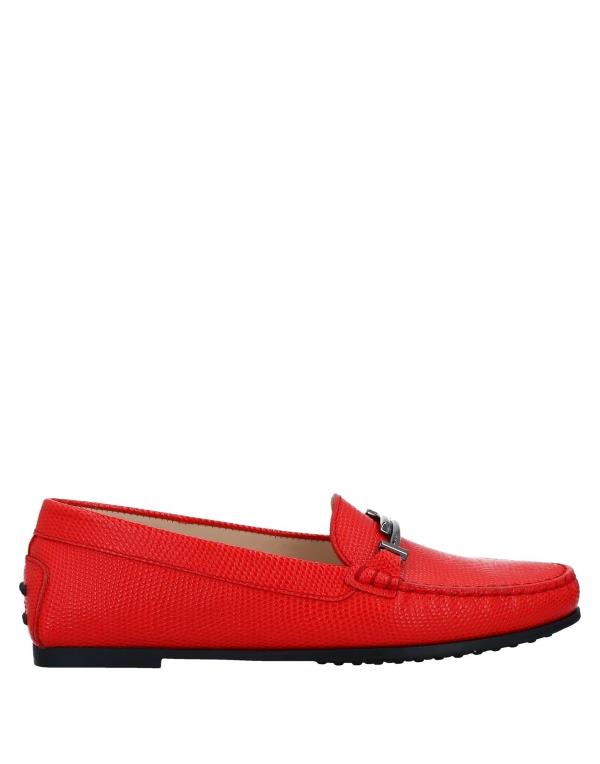 トッズ ローファー レディース 【送料無料】 トッズ レディース スリッポン・ローファー シューズ Loafers Red