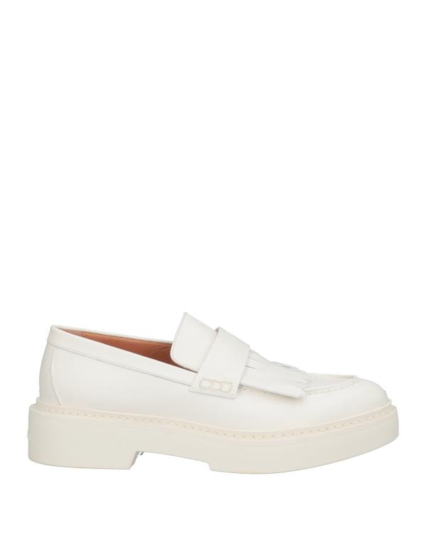 【送料無料】 サントーニ レディース スリッポン・ローファー シューズ Loafers White