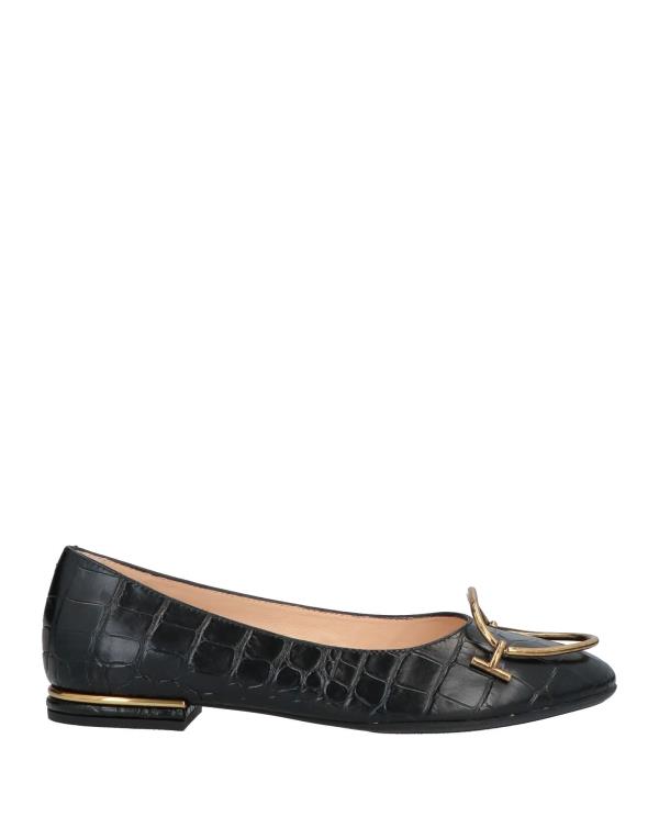 【送料無料】 トッズ レディース ベルト アクセサリー Ballet flats Black