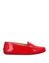 【送料無料】 トッズ レディース スリッポン・ローファー シューズ Loafers Red