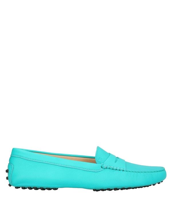 【送料無料】 トッズ レディース スリッポン・ローファー シューズ Loafers Turquoise 1