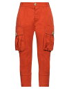 【送料無料】 ディースクエアード レディース カジュアルパンツ ボトムス Cropped pants & culottes Orange