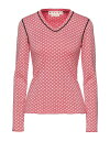 【送料無料】 マルニ レディース ニット・セーター アウター Sweater Red