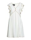 【送料無料】 モスキーノ レディース ワンピース トップス Short dress White