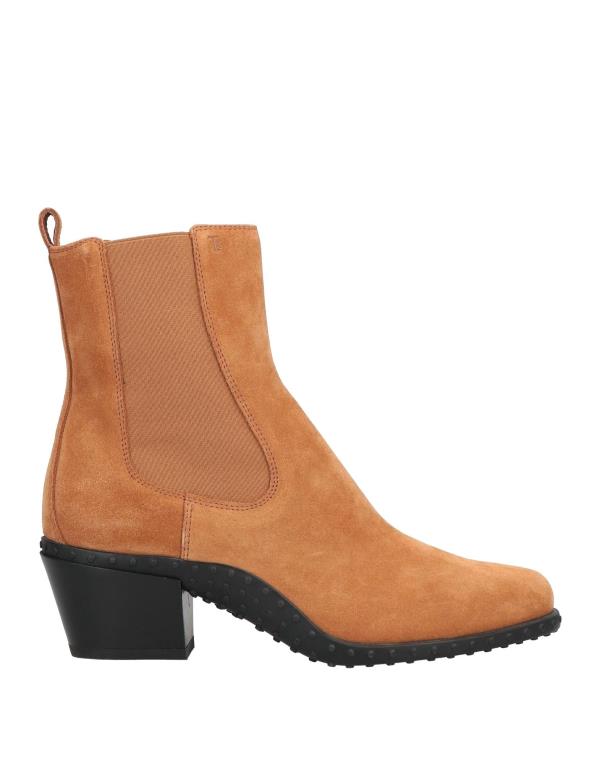 【送料無料】 トッズ レディース ブーツ・レインブーツ シューズ Ankle boot Camel