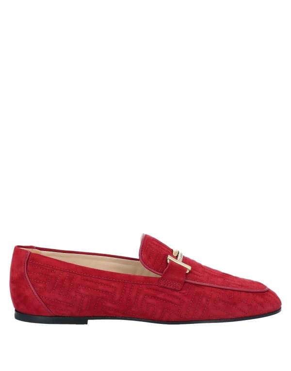 【送料無料】 トッズ レディース スリッポン・ローファー シューズ Loafers Brick red