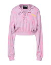 【送料無料】 ヴェルサーチ レディース パーカー・スウェット アウター Hooded sweatshirt Pink