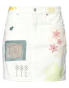 yz McQALT_[}bNC[ fB[X XJ[g {gX Denim skirt Ivory