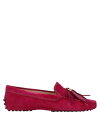 【送料無料】 トッズ レディース スリッポン・ローファー シューズ Loafers Fuchsia