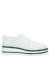 【送料無料】 ホーガン レディース スリッポン・ローファー シューズ Laced shoes White