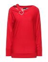 【送料無料】 ラブ モスキーノ レディース ニット・セーター アウター Sweater Red