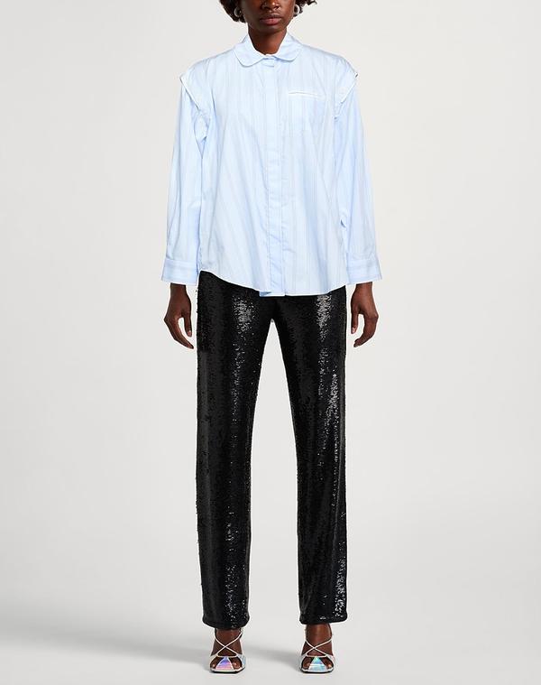 サンドロ レディース トップス シャツ SANDRO & Sky Blue ブルー re-vida-25214090 ReVida 楽天市場店 サンプル画像3