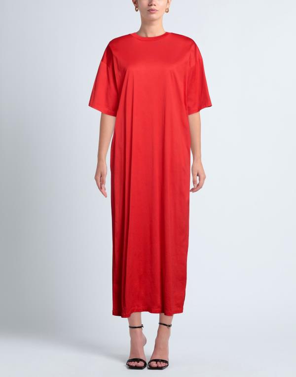 【送料無料】 ユッカ レディース ワンピース トップス Long dress Red