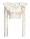 【送料無料】 アニエバイ レディース シャツ トップス Top White