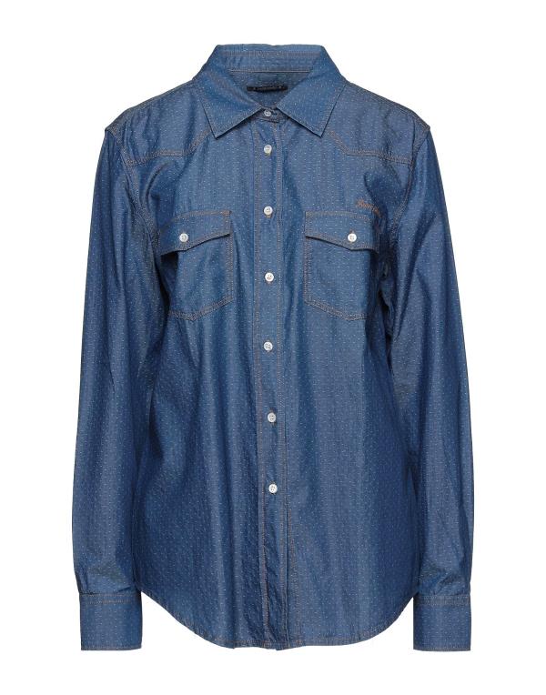 yz Ru R[G fB[X Vc fjVc gbvX Denim shirt Blue