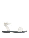  カフェノワール レディース サンダル シューズ Sandals White