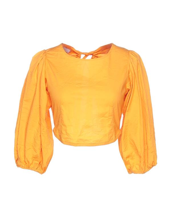 【送料無料】 ビートライス レディース シャツ ブラウス トップス Blouse Orange