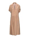 【送料無料】 バランタイン レディース ワンピース トップス Midi dress Camel