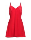 【送料無料】 コスチュームナショナル レディース ワンピース トップス Short dress Red