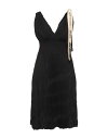 【送料無料】 ナインティーン セブンティ レディース ワンピース トップス Midi dress Black