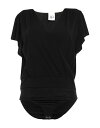 【送料無料】 ジジル レディース シャツ トップス Bodysuit Black