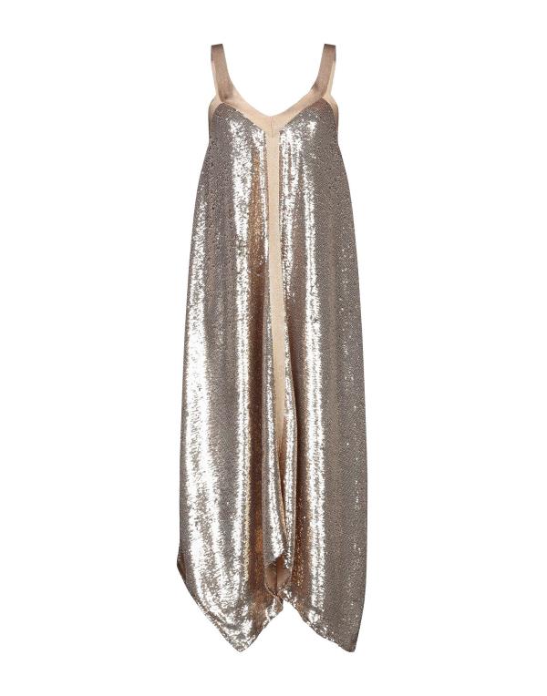 【送料無料】 ロートレショーズ レディース ワンピース トップス Midi dress Gold
