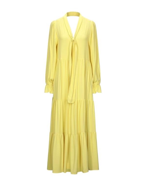 【送料無料】 エイト・ピーエム レディース ワンピース トップス Long dress Light yellow