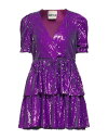 【送料無料】 アニエバイ レディース ワンピース トップス Short dress Purple