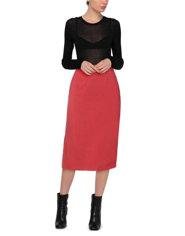 【送料無料】 ジジル レディース スカート ボトムス Midi skirt Rust