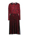 【送料無料】 レッドバレンティノ レディース ワンピース トップス Midi dress Red