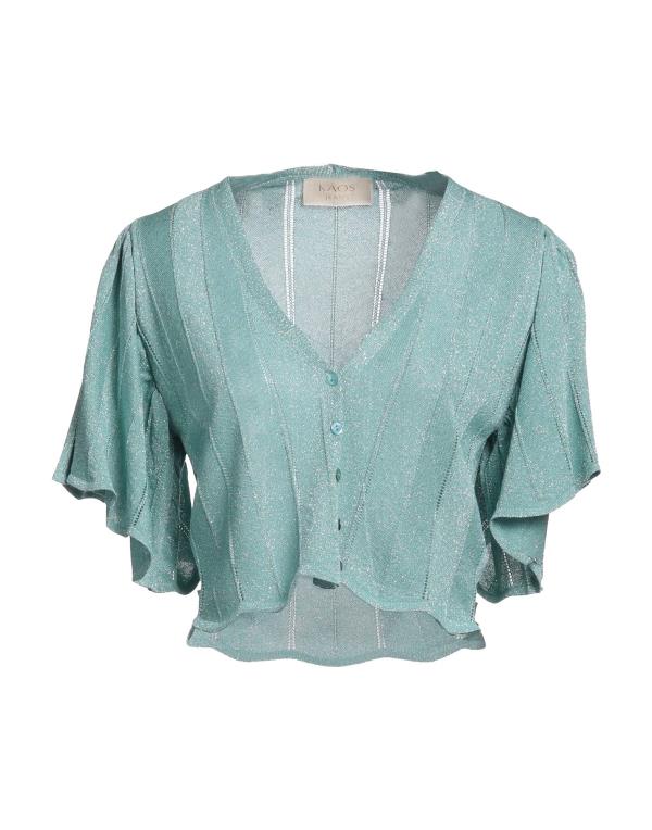 【送料無料】 カオスジーンズ レディース カーディガン アウター Cardigan Turquoise