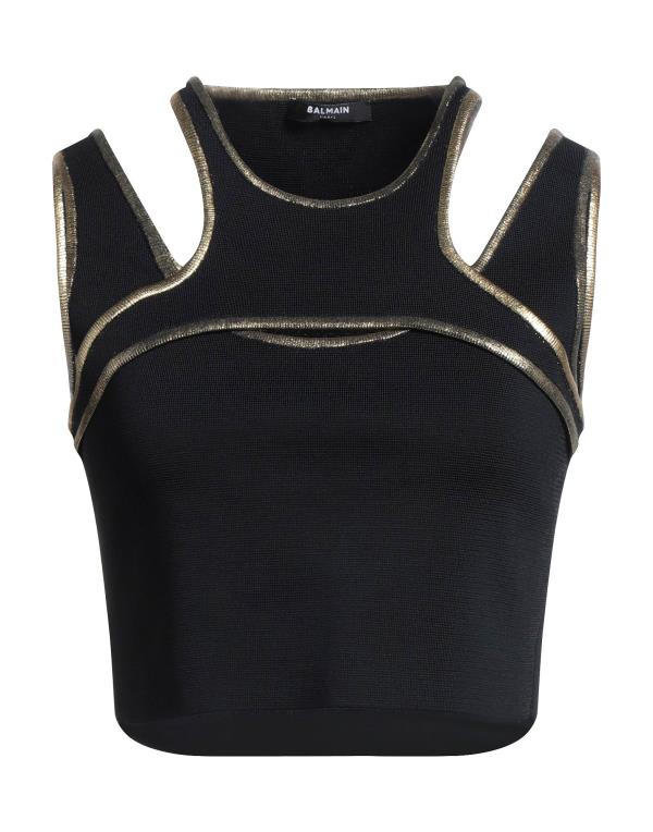 【送料無料】 バルマン レディース シャツ トップス Top Black